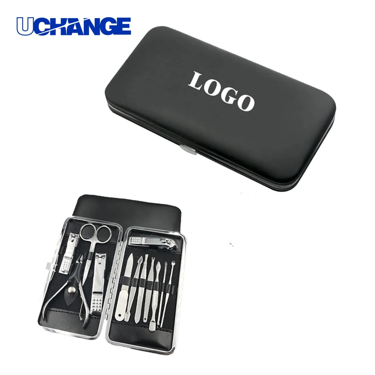 12-Piece Stainless Steel Manicure Kit 1