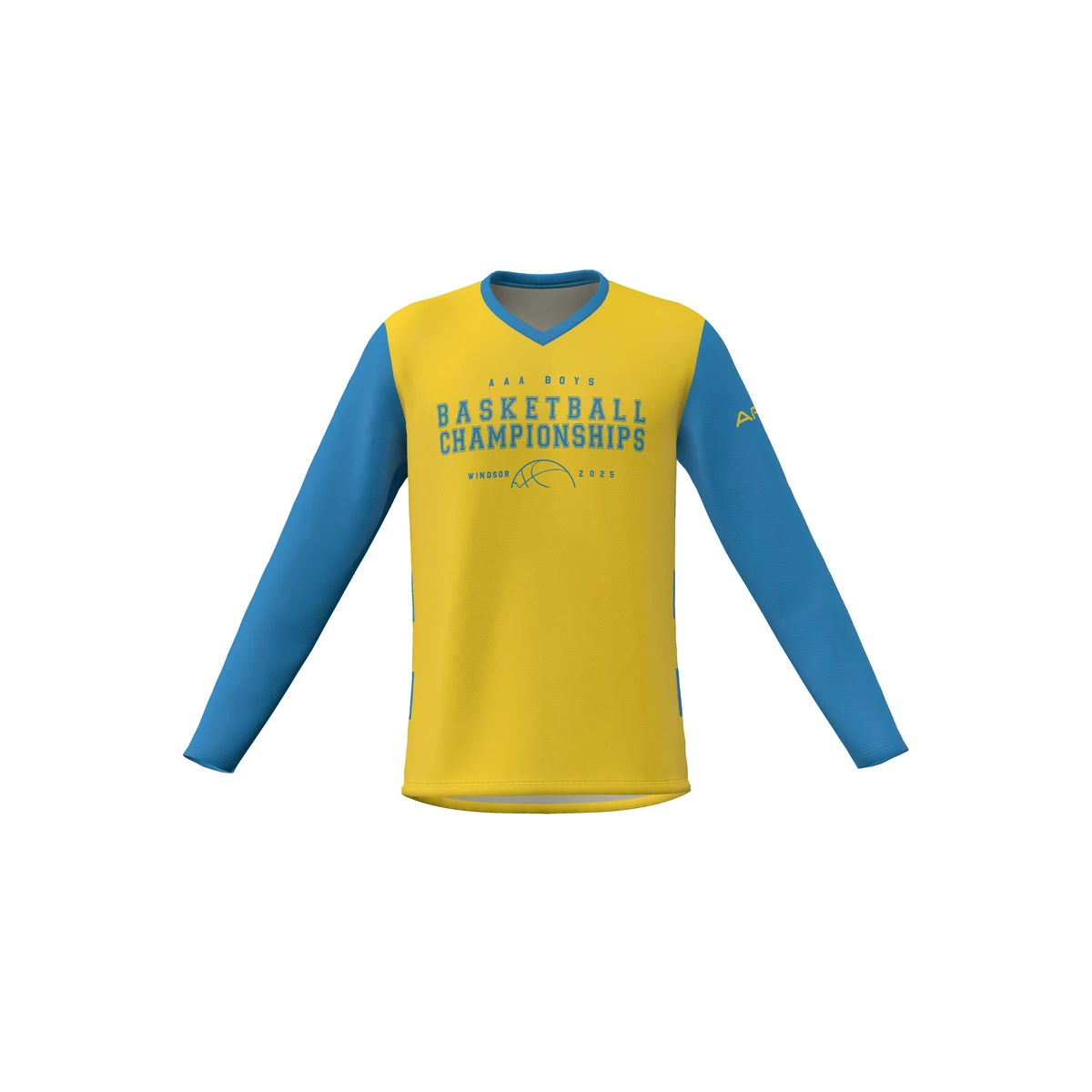 Men's Blitz Long Sleeve V-Neck T-Shirt - Dynapin 1
