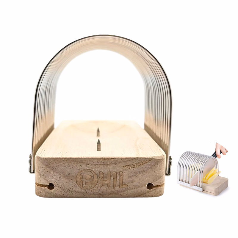 Detachable Stainless Steel Rust Proof WireCage Bread Slicer