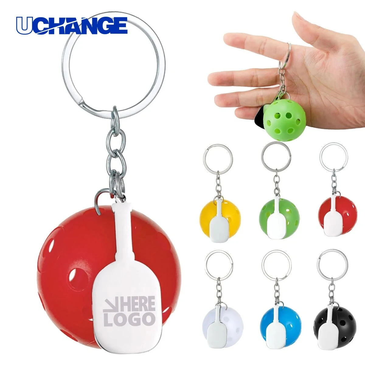 Pickleball Sports Keychain Set 1