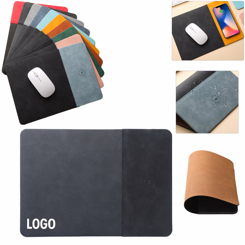 Wireless Charging Desk Mouse Pad