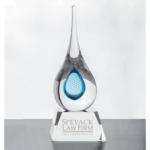 Teardrop Award - Blue 1