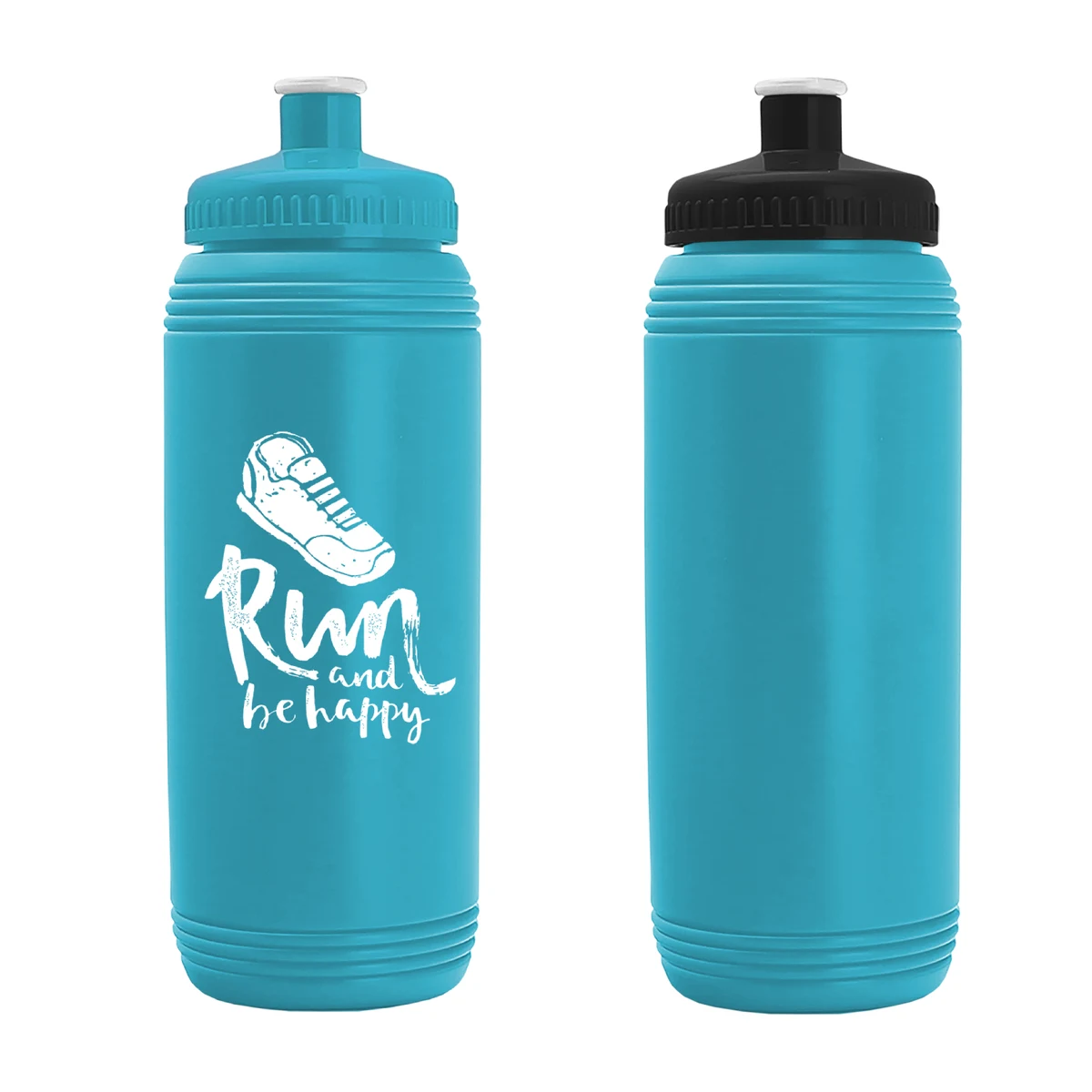 Push Pull Lid Pint Water Bottle, 16oz. 1