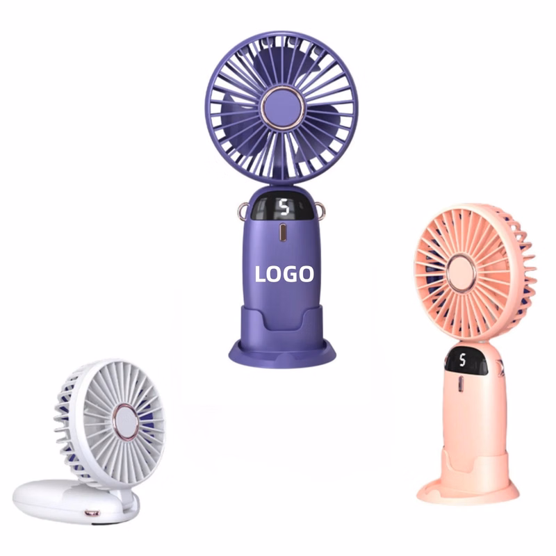 5 Speeds Setting Portable Rechargeable Handheld Fan