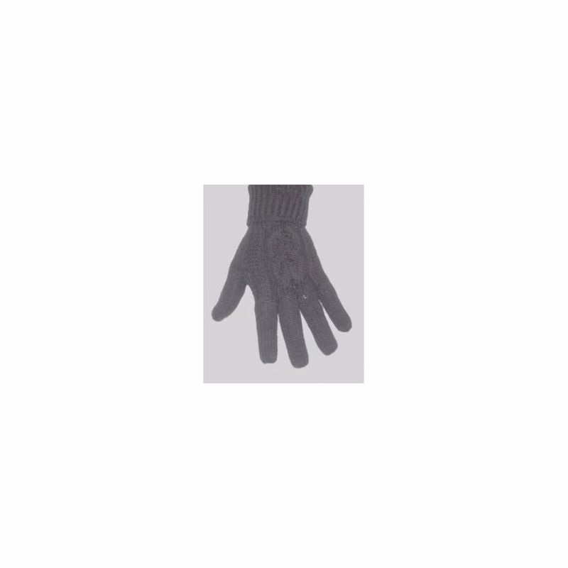 Adult Winter Gloves - Black Wool Blend