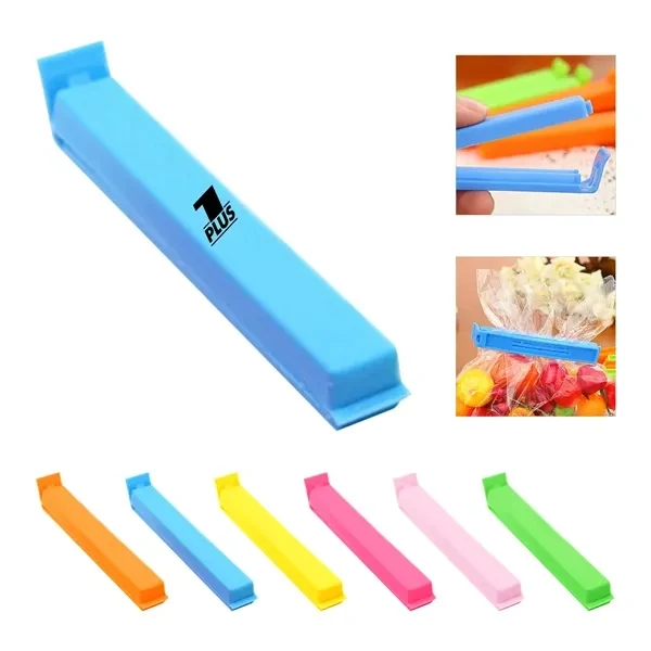 Custom Large Plastic Chip Sealing Clips with Logo Imprint — Kitchen Promo Item 1
