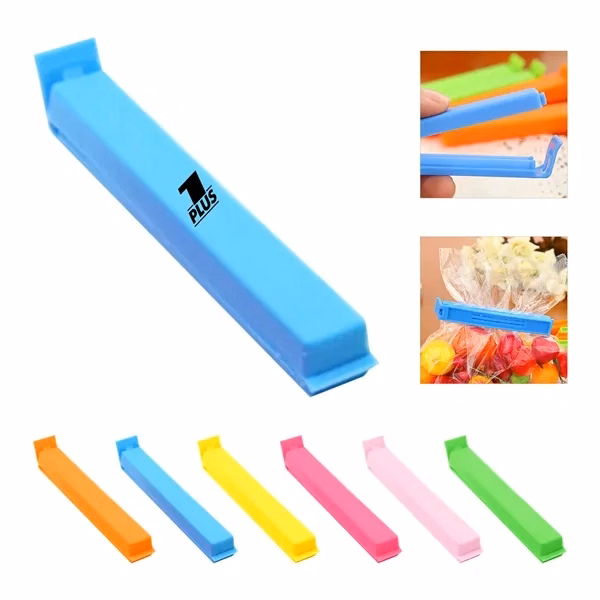 Custom Large Plastic Chip Sealing Clips with Logo Imprint — Kitchen Promo Item