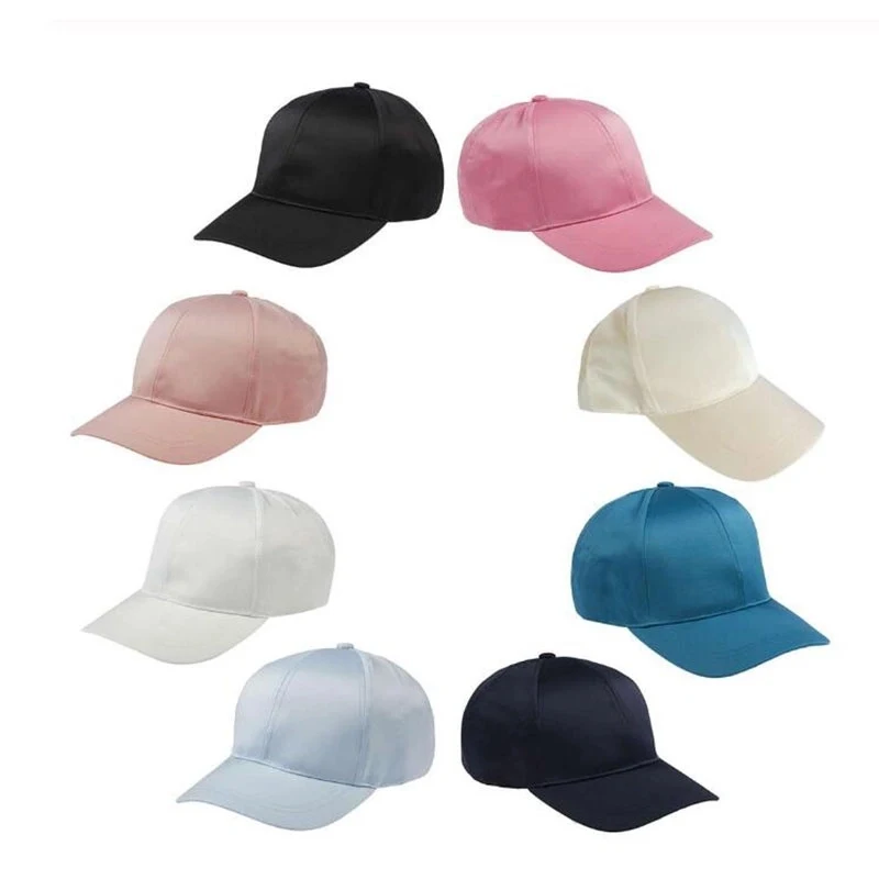 Silk Pink Baseball Cap 1
