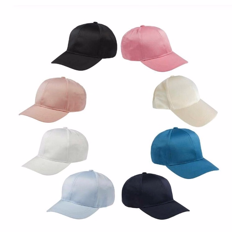 Silk Pink Baseball Cap