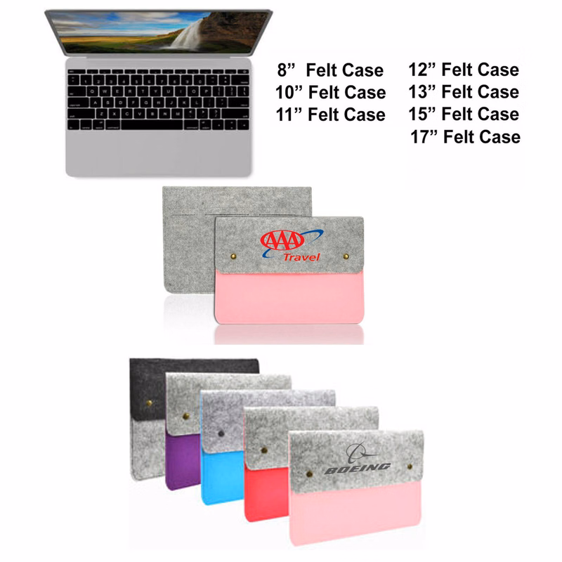 iBank ® 12" Felt Sleeve Case with pocket for Laptop Tablet