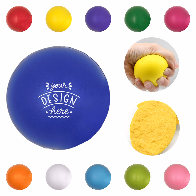 MOQ 50pcs Customizable PU Squeeze Ball