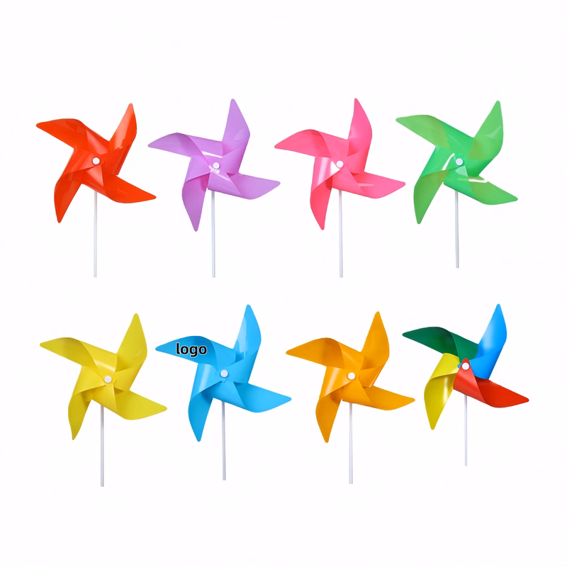 Bright PVC Garden Windmill Decor