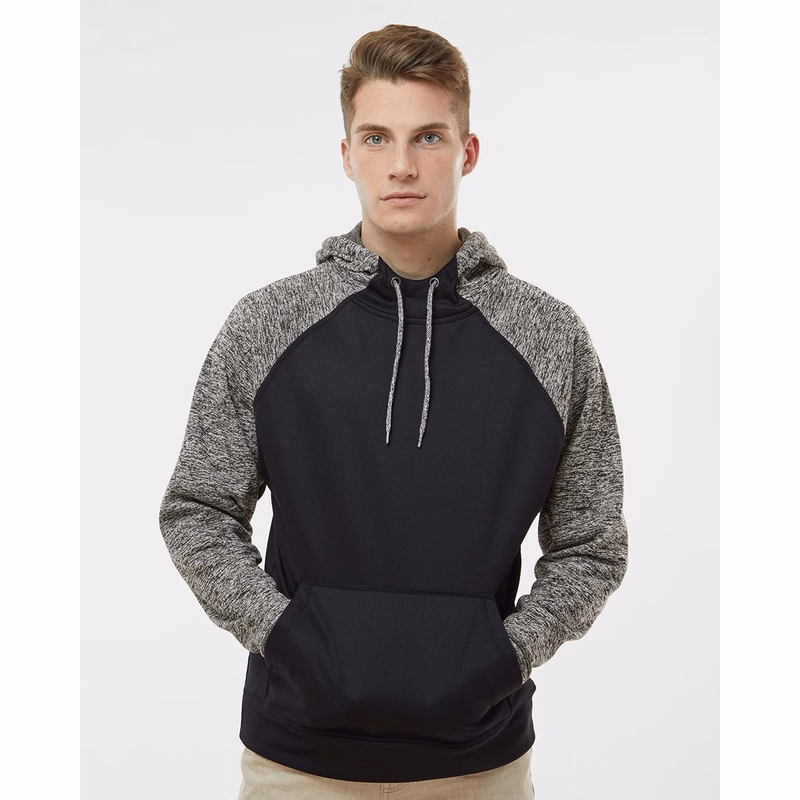 Men's Colorblocked Cosmic Fleece Hooded Sweatshirt - 8612