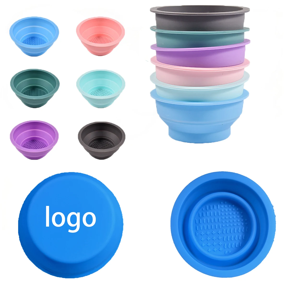 Travel Foldable Silicone Color Cup Pet Drinking Cup 1