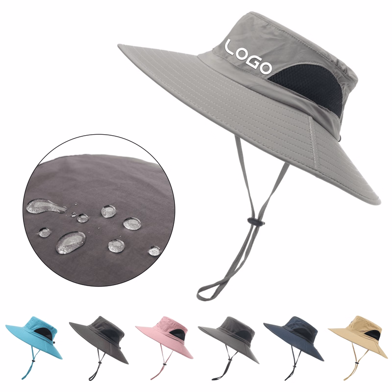 Custom Logo Quick-Dry Outdoor Bucket Hat