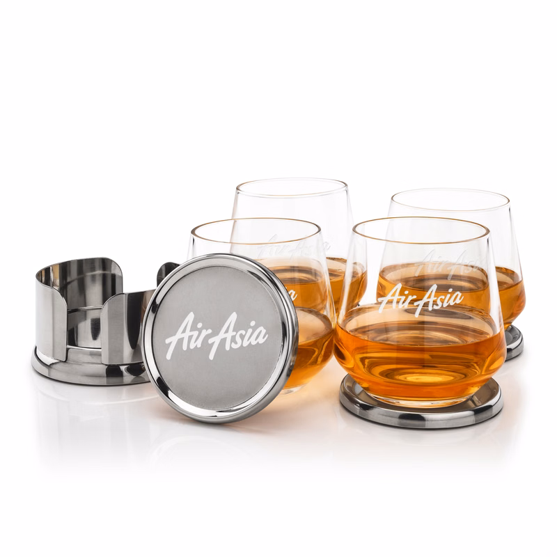 Baldoni Coasters & Tucson On-the-Rocks Set
