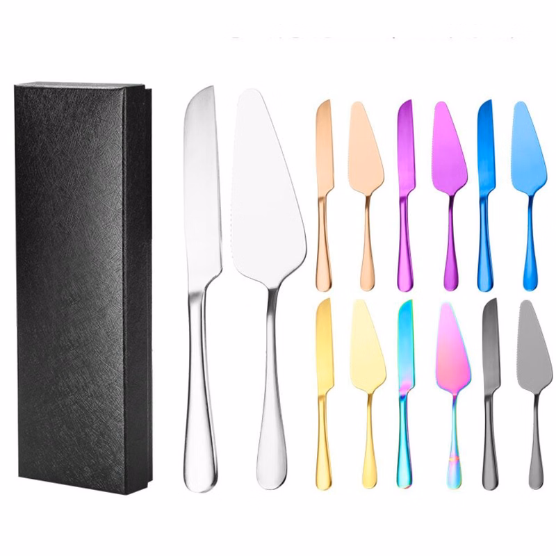 Stainless Steel Cake Knife And Server Set For Pie Pastry