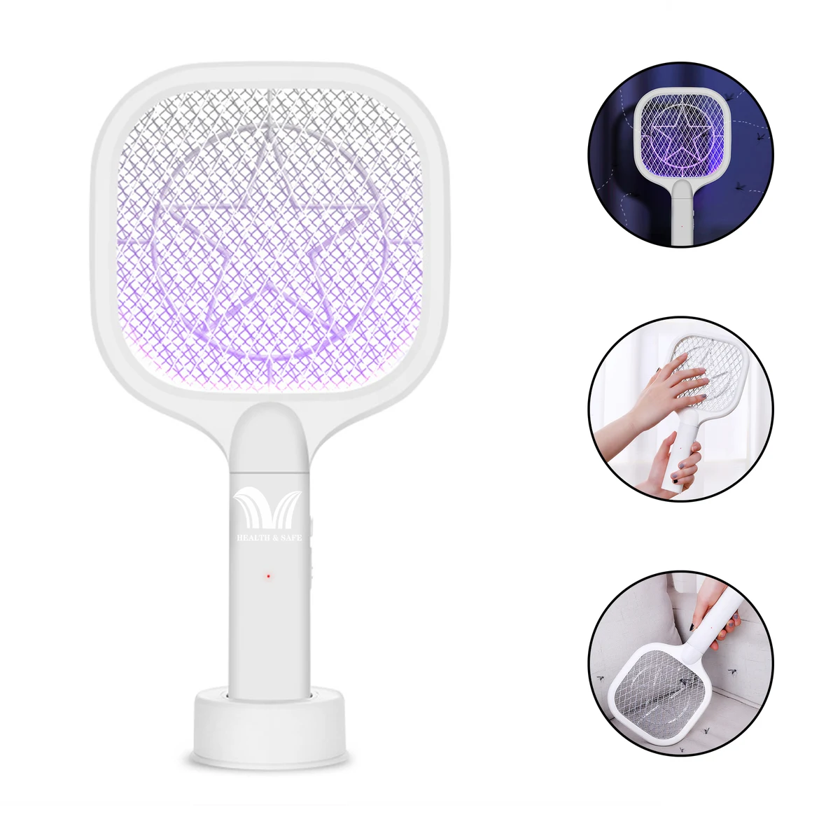Smart Bug Zapper Electric Fly Swatter with USB 1