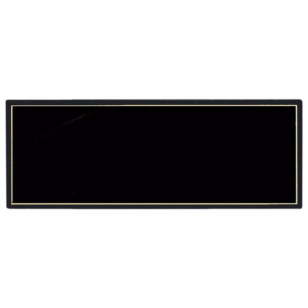 Black Plate for Magnetic Photo Plaques
