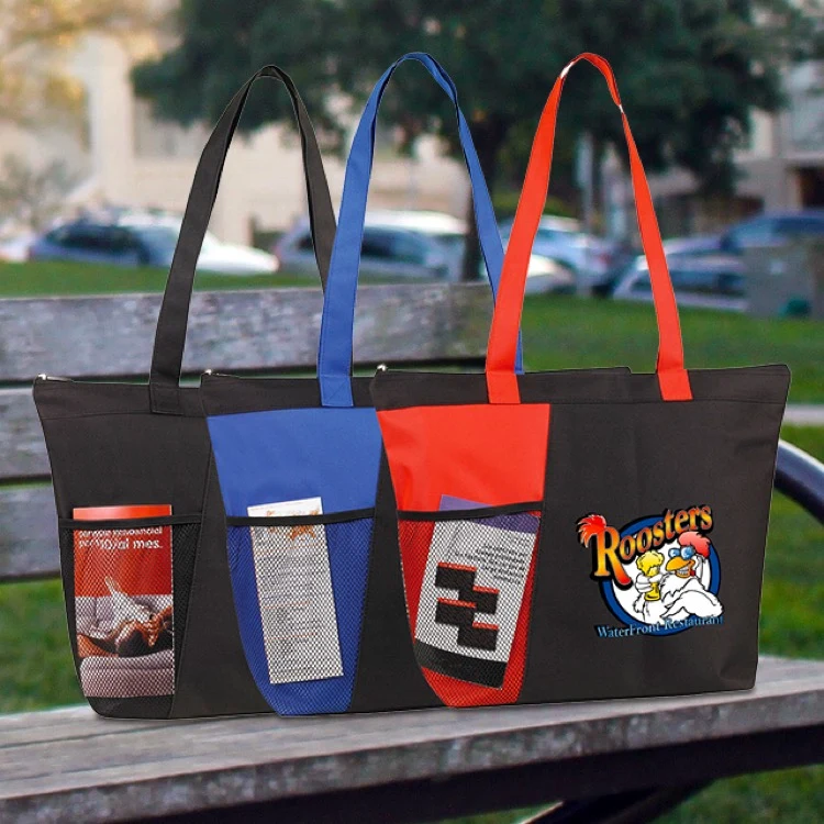 Continental Zip Tote, custom tote bag with logo imprint 1