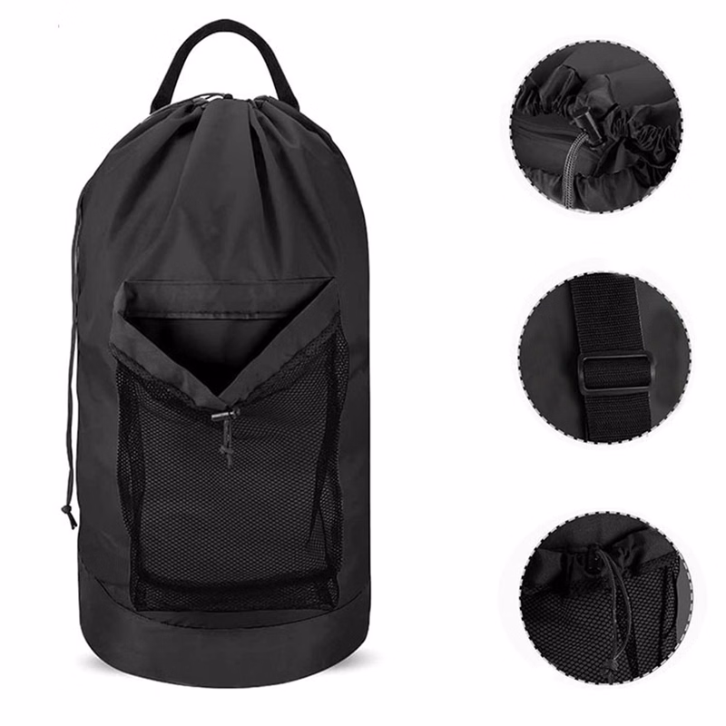 Fabric Laundry Washing Backbag
