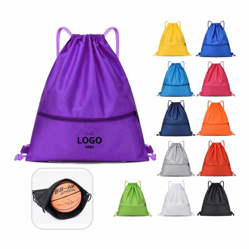 Drawstring Backpack String Bag Sackpack Draw Back Sack