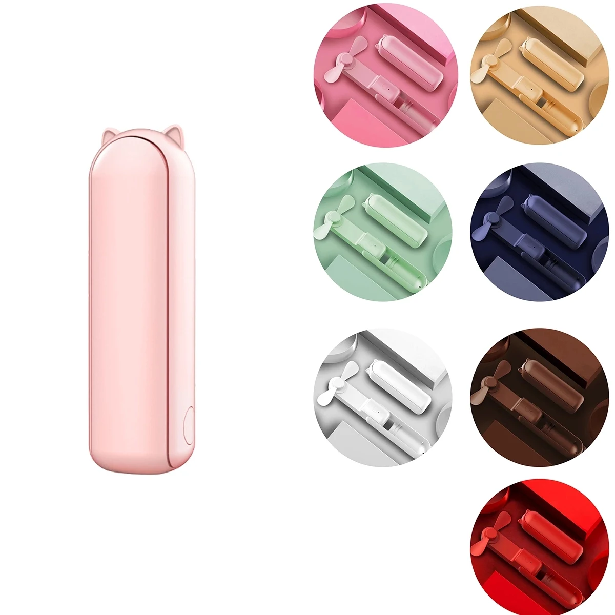 Folding Multifunctional Power Bank Small Fan 1