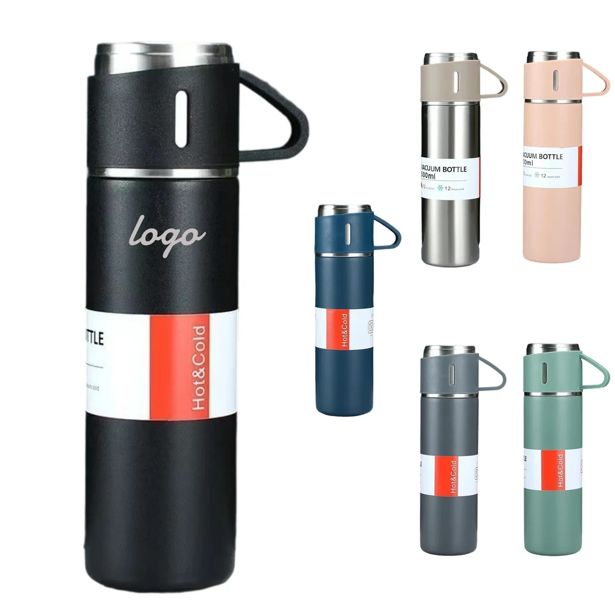 Vacuum Insulated Bottle With Cups SUS304 Ideal for Gifting 1