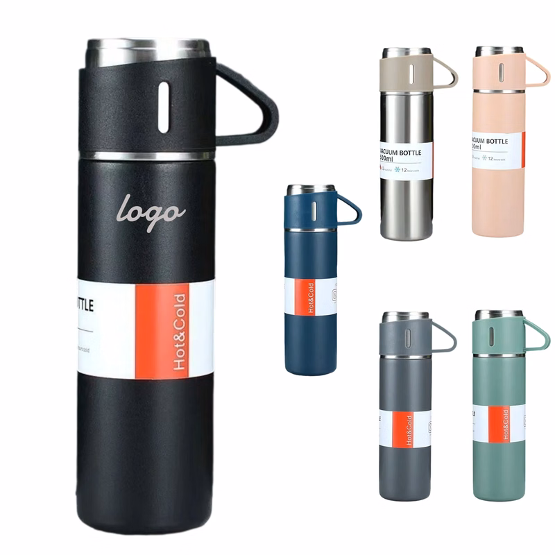 Vacuum Insulated Bottle With Cups SUS304 Ideal for Gifting