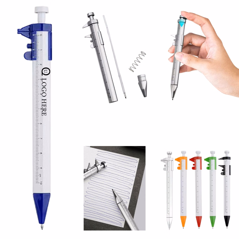 Ballpoint Pen With Ruler