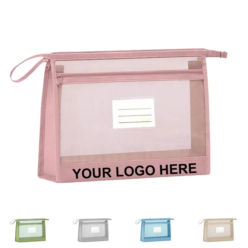 A4 Mesh Zipper File Bag 1
