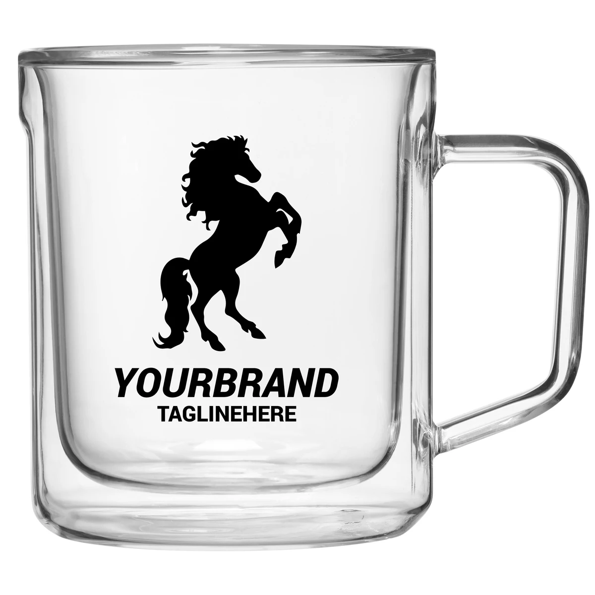 Corkcicle 12 oz Prism Glass Mug - Set of 2 1