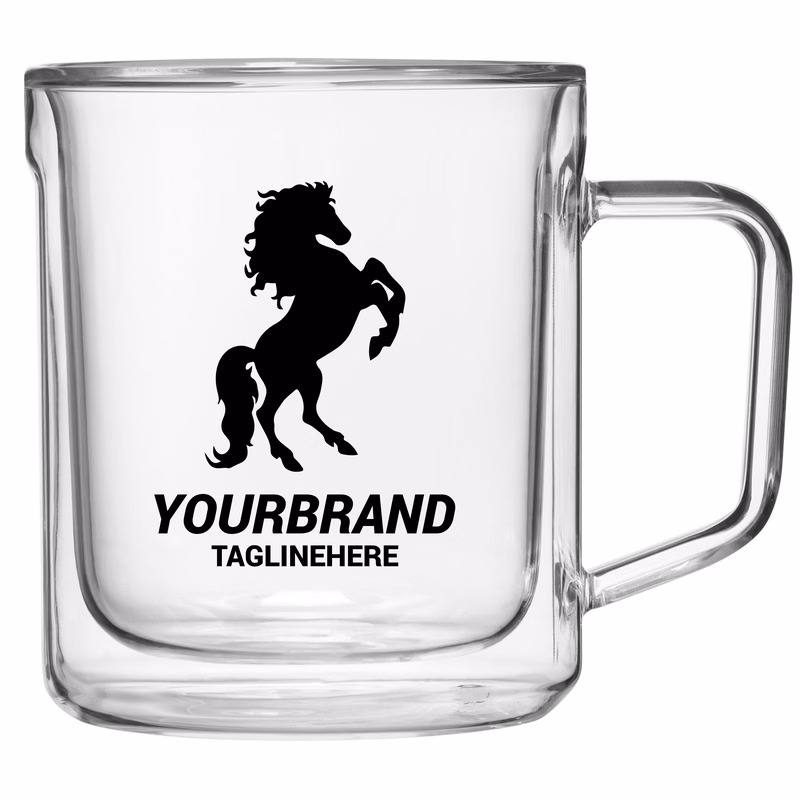 Corkcicle 12 oz Prism Glass Mug - Set of 2