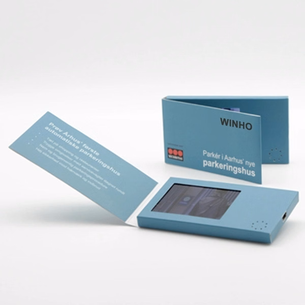 2.4" Advertising Video Cards