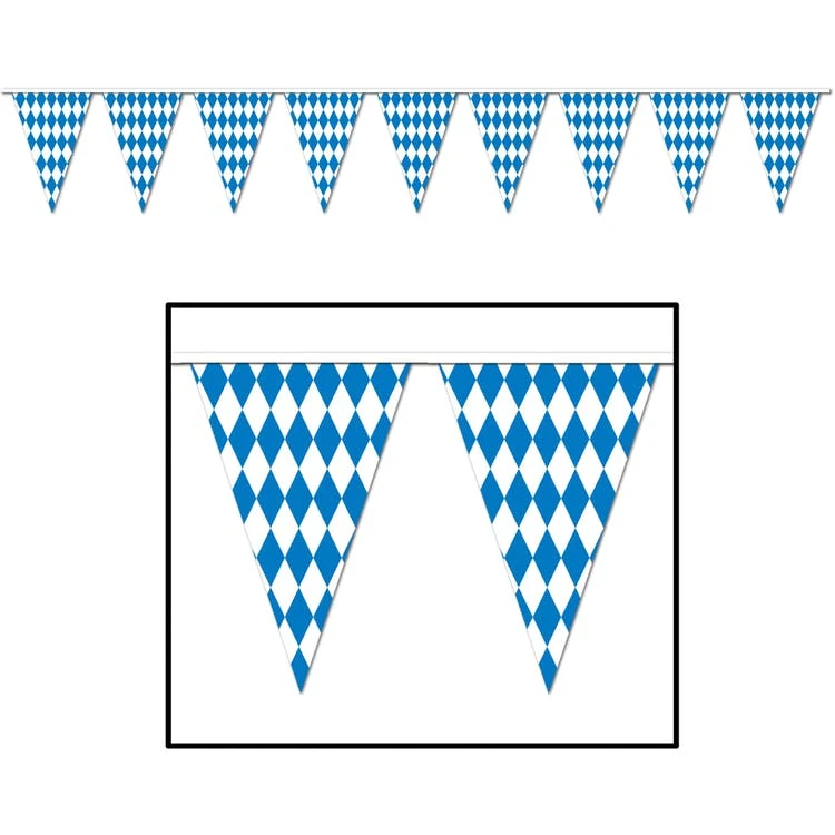 Oktoberfest Pennant Banners - 17" x 30' 1