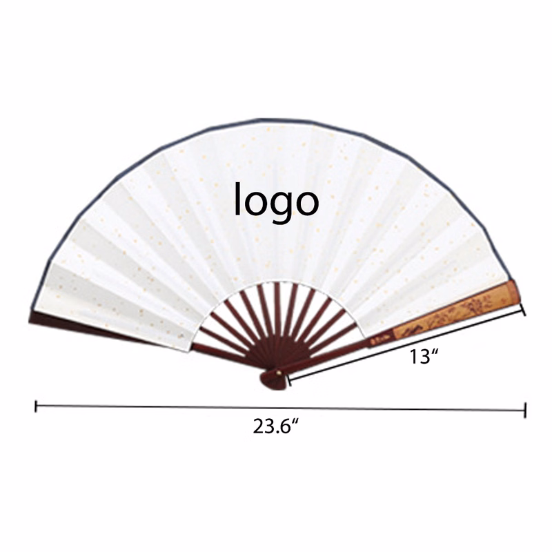13-inch silk fan in Chinese style