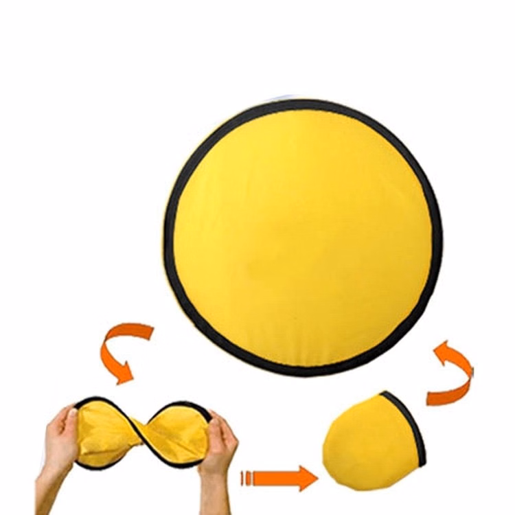 Foldable Polyester Flying Disc With Pouch