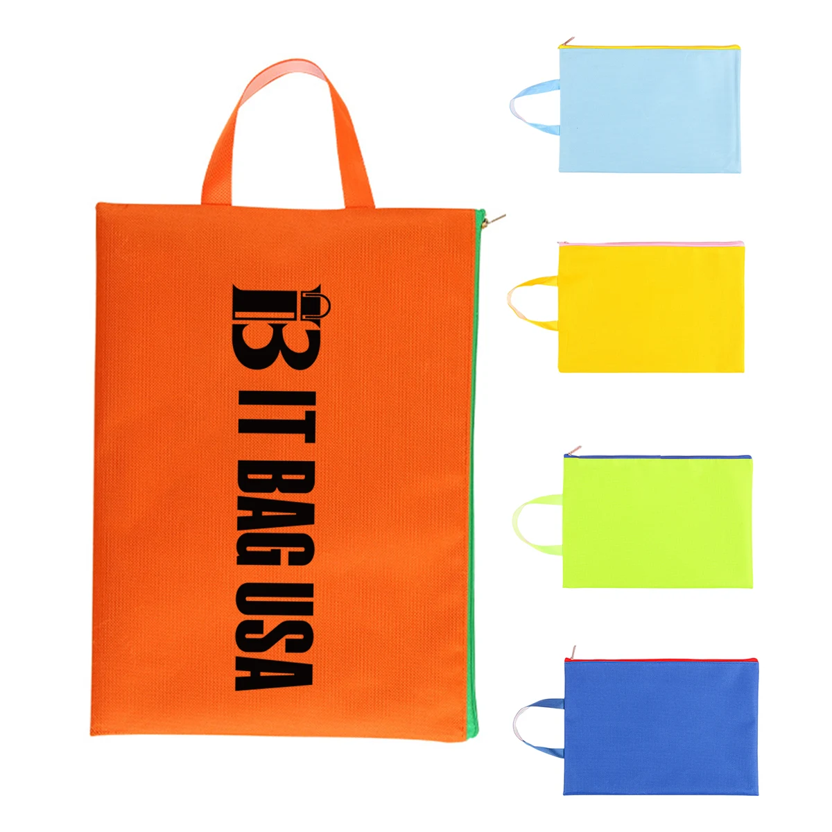 A4 Oxford Zipper File Pouch Bag 1