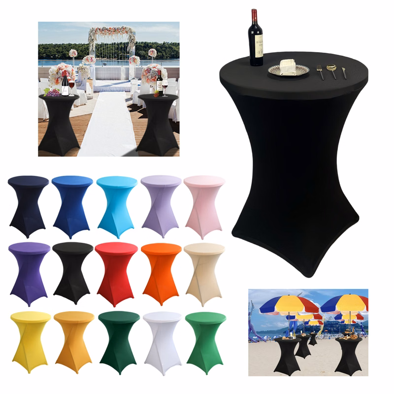 32in Round Elastic Table Cover