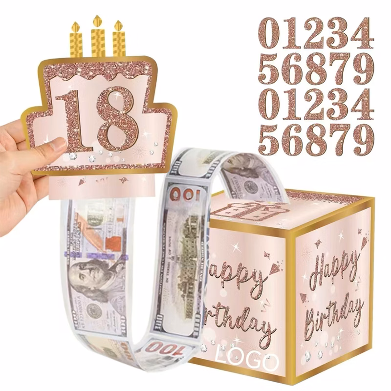 Birthday Money Pull Box