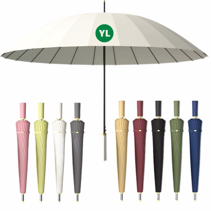 24-Ribbed Self-Deploying Umbrella
