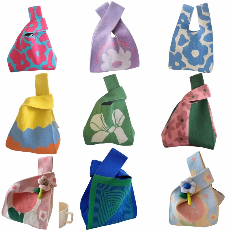 Heavyweight Knit Tote Bag Versatile Carry All
