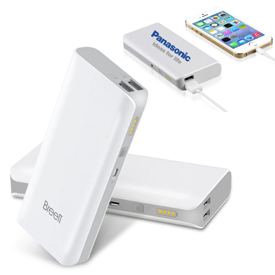SlimCharge 10K Dual-Port Power Bank 1