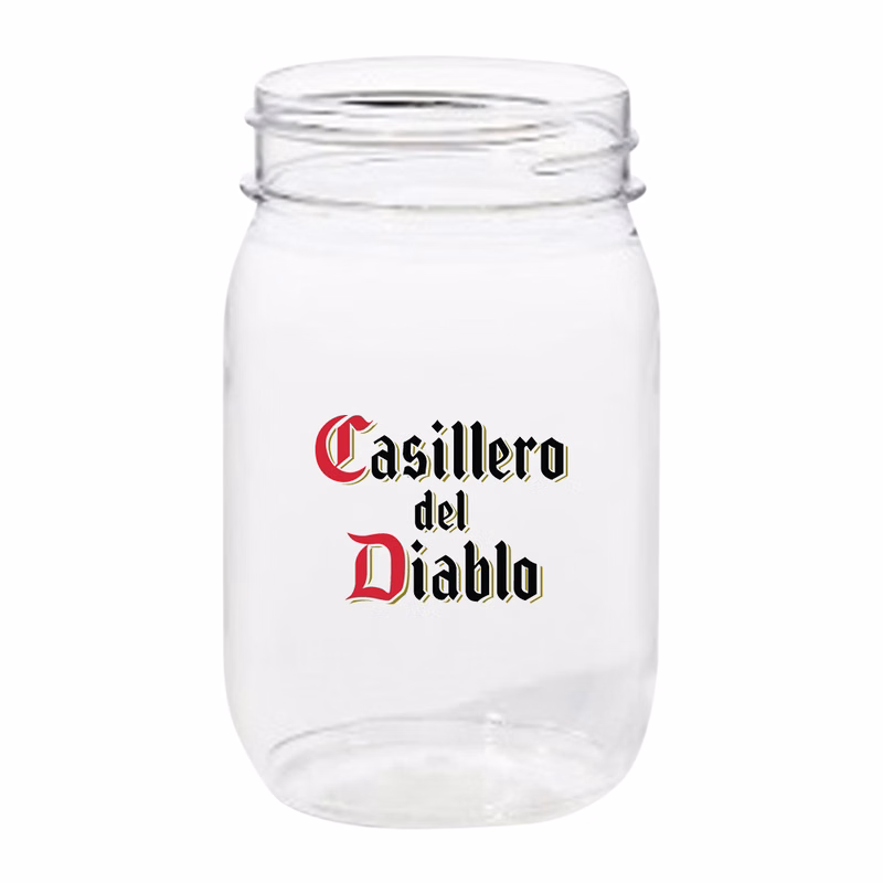 16 oz. Plastic Mason Jar