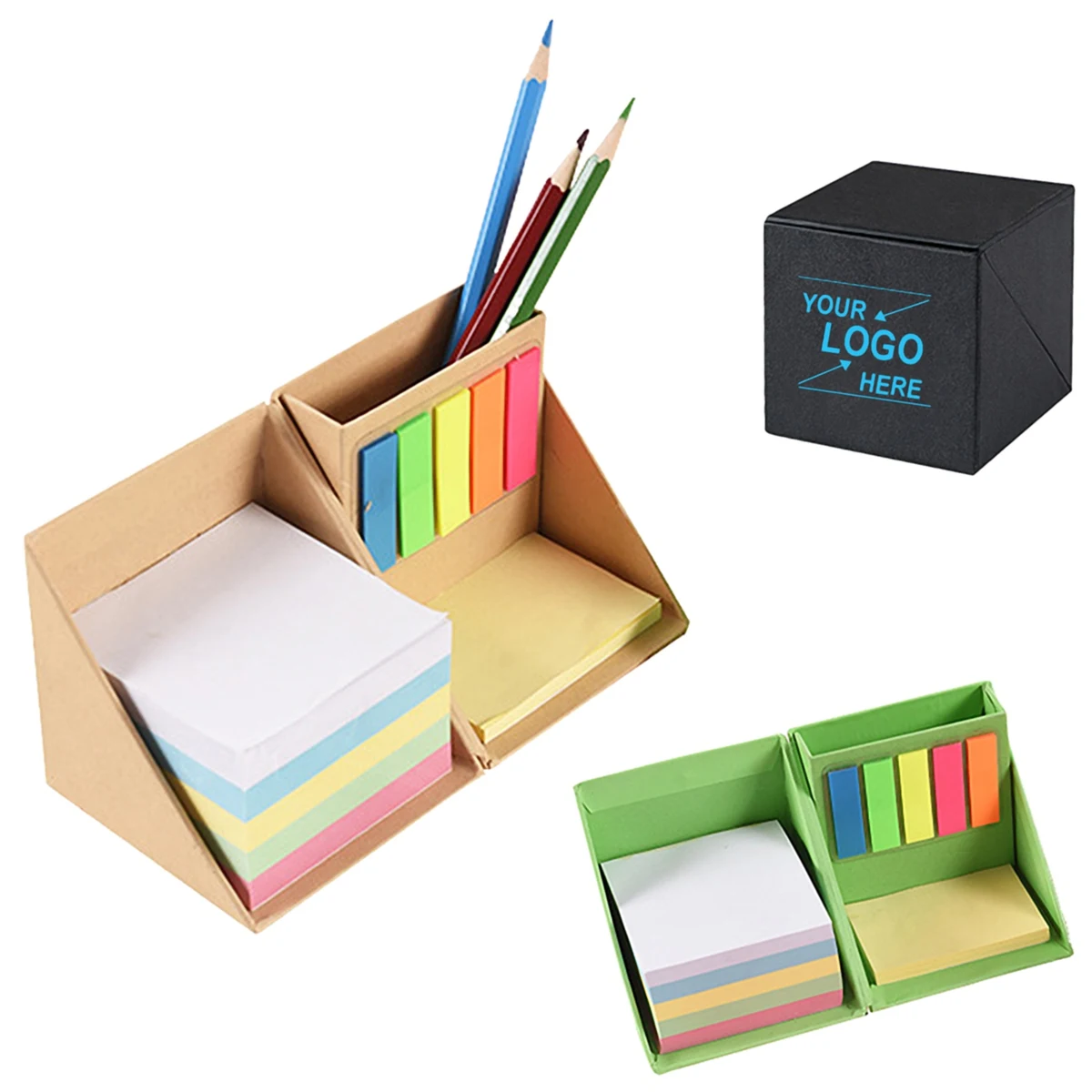Desk Organizer w/Sticky Notes 1