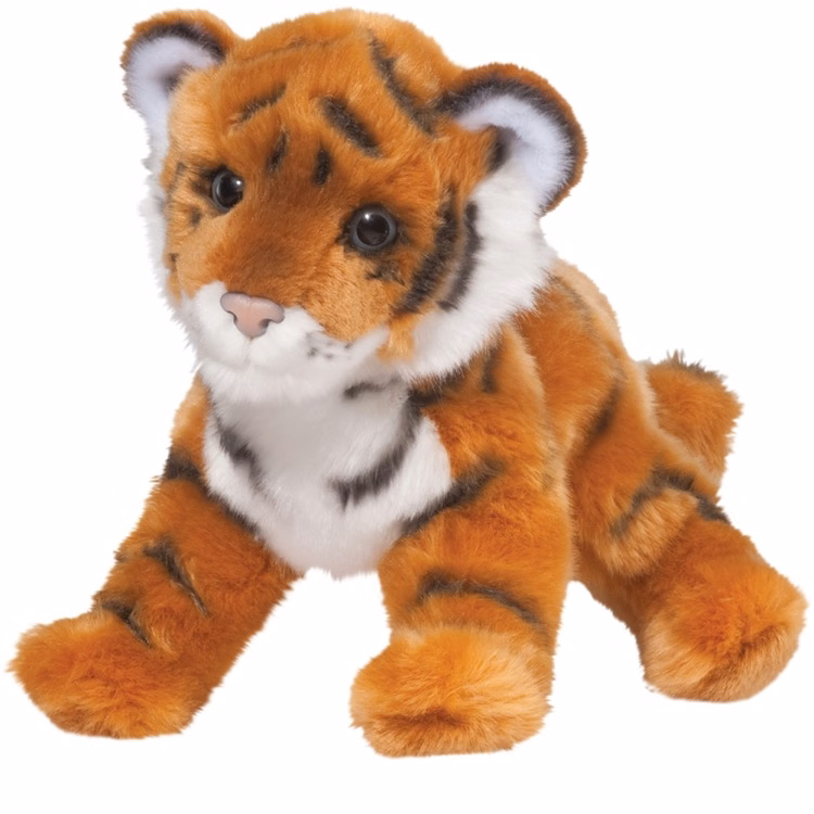 Pancake Bengal Tiger Cub Stuffed Animal