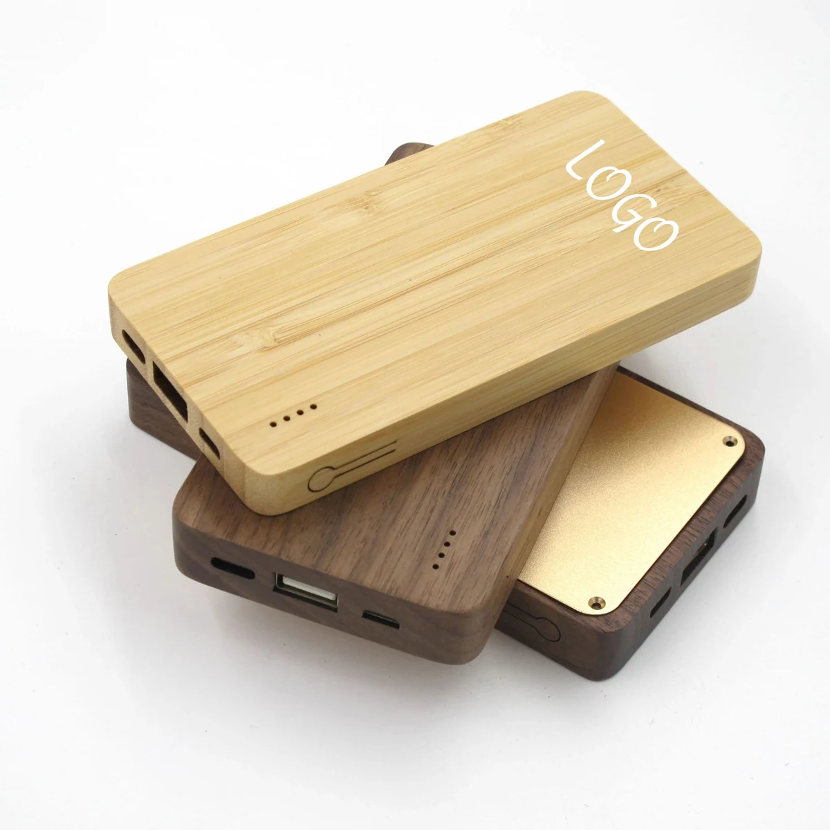 5000mAh Eco-friendly Wooden Power Bank 1
