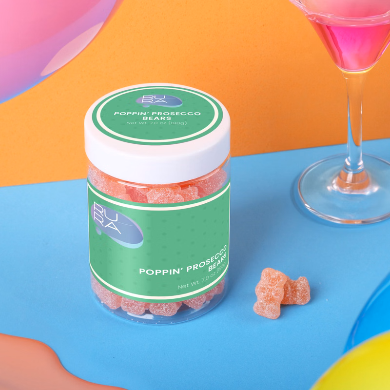 Poppin' Prosecco Bears : Large Jar