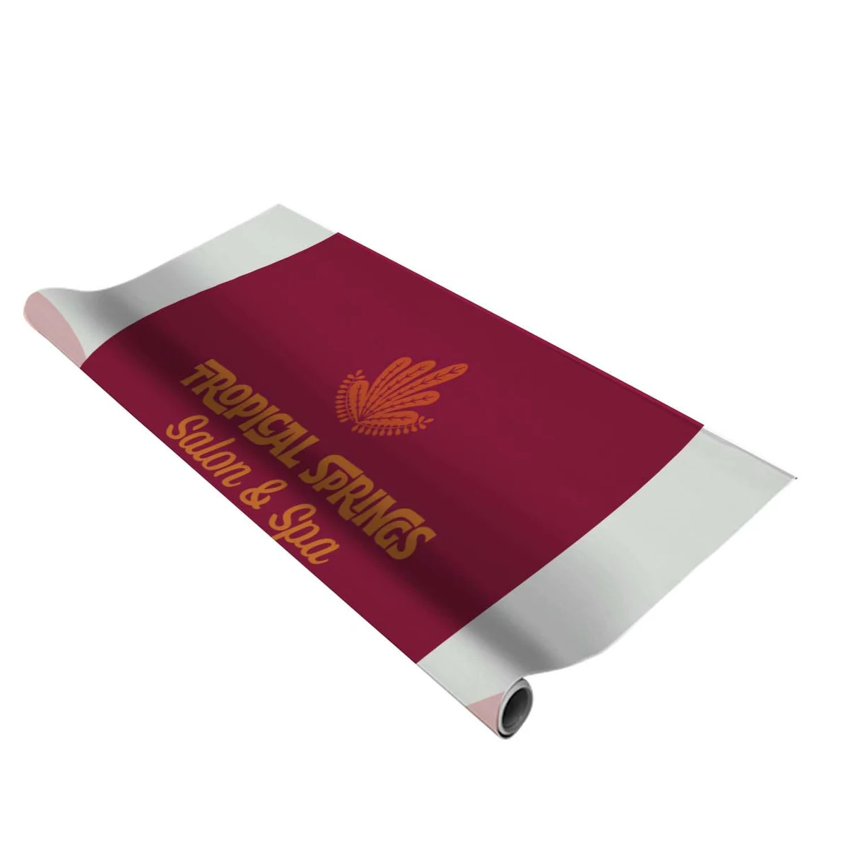 46.5" Deluxe Pro Retractor Replacement Banner (No-Curl Opaque Fabric) 1