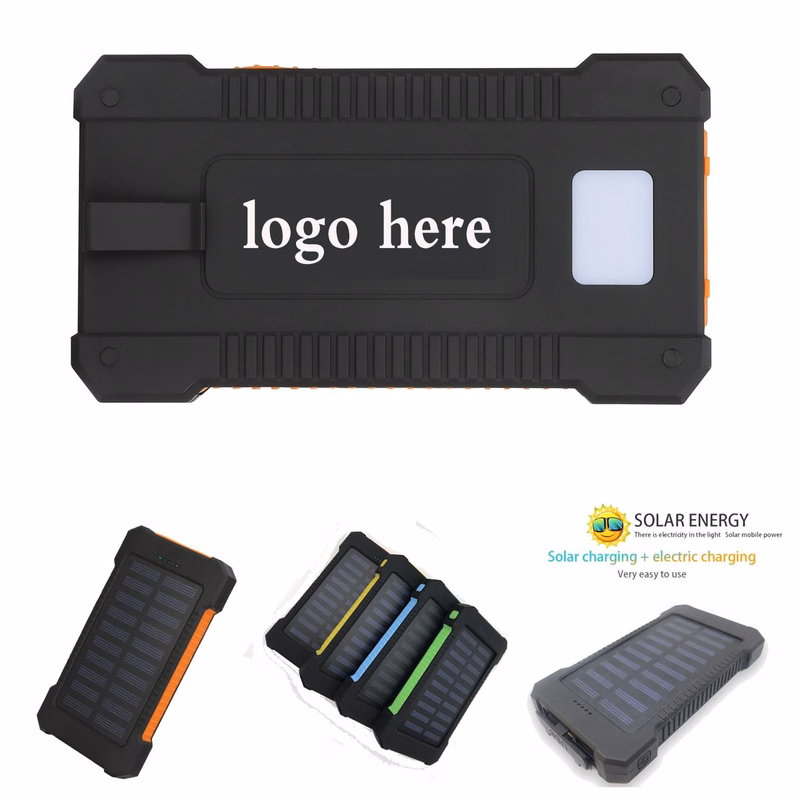 8000mAh Solar-Powered Eco Charger with LED